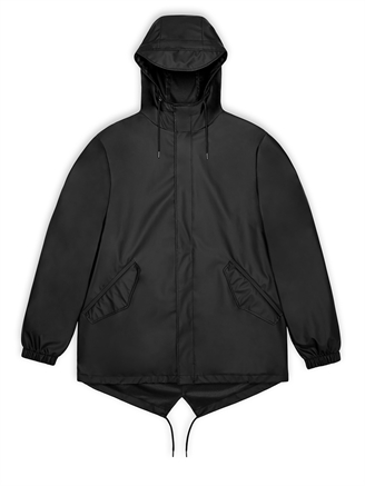 Rains Fishtail Jacket 18010 Black
